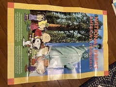Snoopy Peanuts Vintage Poster Brochure for National Parks 1980s Charles Schulz
