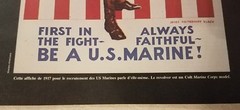 1979 Vintage US Marines Recruit Repro Magazine Advertisment WESTERN AMERICANA
