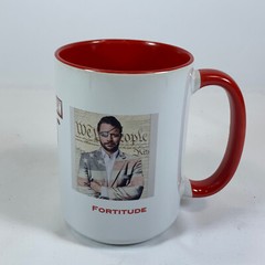 Coffee Mug Dan Crenshaw Custom Made Cup Fortitude USA Congressman American 15 oz