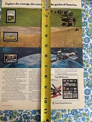 Vintage 1975 Print Ad Features U.S. Post Office 1974 Mint Set Stamps Offer