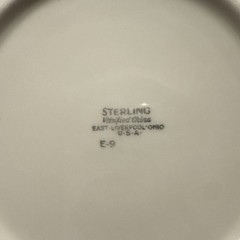 Vtg Zaberer’s Restaurant Abraham Lincoln Bread Plates Set of 6 NJ Sterling Ohio