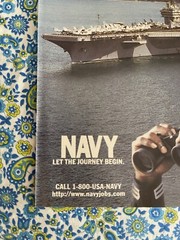 Vintage 1998 Navy Recruitment Print Ad Let The Journey Begin