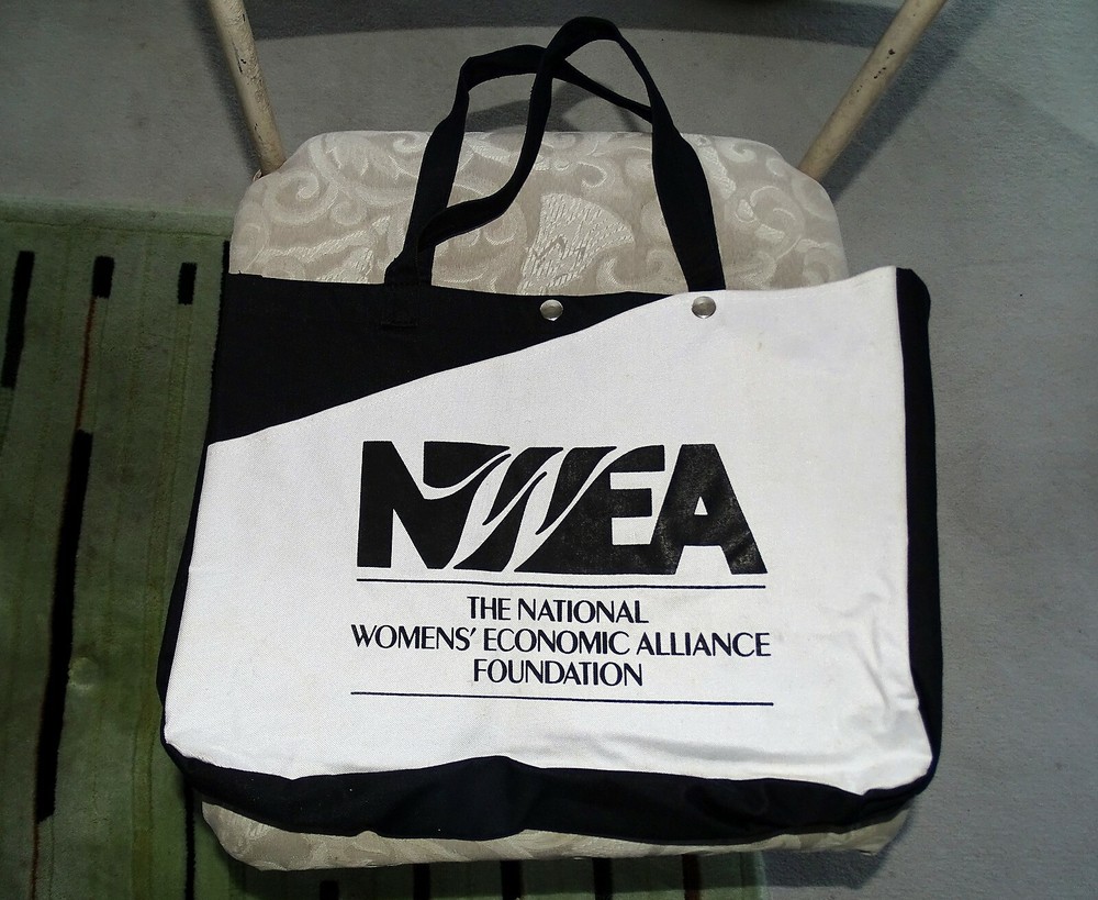 Natl Women’s Economic Alliance NWEA Foundation Canvas Tote Shopping Book Bag NEW