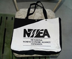 Natl Women’s Economic Alliance NWEA Foundation Canvas Tote Shopping Book Bag NEW