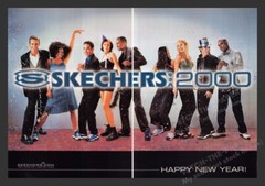 Skechers Footwear New Year’s Celebration 2000s Print Advertisement (2 Pgs) 2000