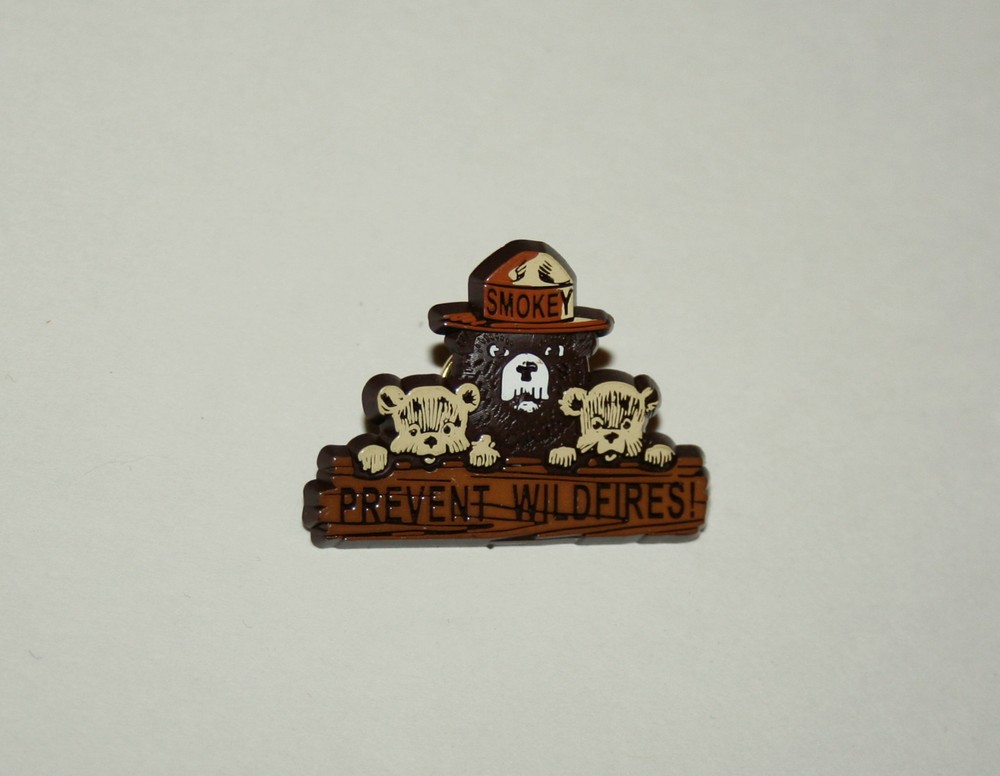 Smokey The Bear & Friends Plastic Prevent Wildfires! NOS New 2000’s Forest Fires