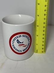 Vintage United States Savings Bonds Ceramic Coffee Tea Cocoa Mug Cup