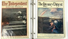 Vintage Lot of 13 WWI Era Advertising The Literary Digest, The Independent