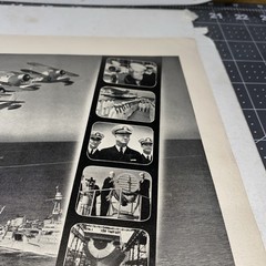 1940 US Navy Recruitment Plane & Ship Vintage Print Ad Advertisement