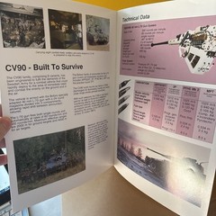 VTG Hagglunds CV90 CV 90 Tank Military Vehicle Brochure Bofors Gun System