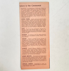 1967 US Inter Tribal Indian Ceremonial 46th Year Brochure Gallup New Mexico
