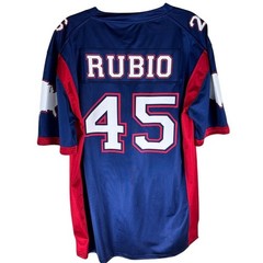 GOP Jerseys USA 45 Rubio Patriotic Jersey Size Large Red White Blue Florida