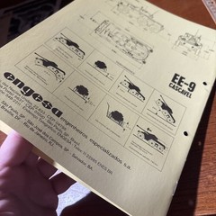 VTG Engesa EE-9 Cascavel Portuguese Brazilian Military Vehicle Tank Brochure