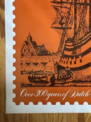 Original Large USPS US Post Office Stamp Poster Terrence McCaffrey Signed Rare