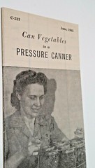 June 1945 C223 Can Vegetables in a Pressure Canner Guide from Dept Agriculture