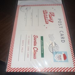 LETTERS TO SANTA POSTCARD KIT 6″ x9″ 8PCS PULSAR PRODUCTS, LLC 2024 New In Pack