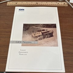 VTG 1996 GKN Defence PIRANHA Light Armoured Vehicles Military Brochure Ambulance