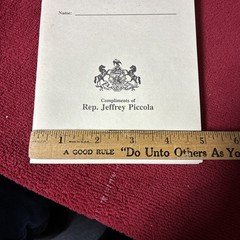 Political Ad Jeffrey Picolla Pennsylvania Personal Estate Inventory Booklet