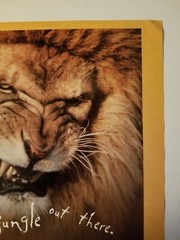 US ARMY ROTC (print ad 2000) «It’s A Jungle Out There» – Lion as «King»