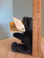 CITYBEARS POLICE DEPT NYPD US BRAVEST 9-11-01 BLUE TEDDY BEAR 5″ SITTING