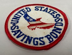 Vtg Bicentennial US Savings Bonds Promotional Advertising Patch (A2)