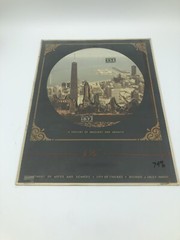 ORIGINAL ART BOARD VINTAGE 70s CHICAGO ANNUAL REPORT 1971 Graphic Design Hostory