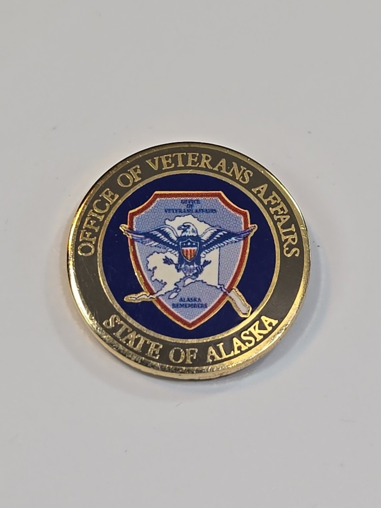 Office of Veterans Affairs Lapel Pin State of Alaska