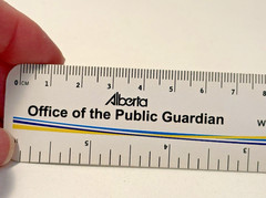 Magnetic Ruler Alberta Office Public Guardian Government Seniors Alberta Canada