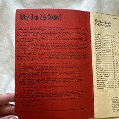 Vintage Mr. Zip United States Zip Code Directory / USPS Produced By The Jaycees