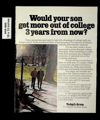 1975 Today’s Army More Out of College Son Vintage Print Ad 17752
