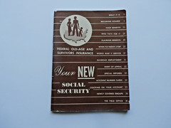 Vintage 1951 Your New Social Security Guidebook Benefits Explanation Booklet