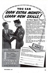 VINTAGE 1947 NATIONAL GUARD OF THE UNITED STATES PRINT AD