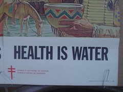 (4) NATIONAL TUBERCULOSIS ASSOCIATION Native American CHRISTMAS SEALS POSTER