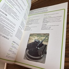 Vintage French CB Rotating Gun-Ring with Tilting Shield 7.62 Military Brochure