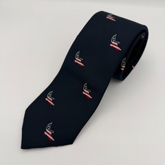 Vintage US Savings Bonds Volunteers Necktie Tie Navy Blue Eagle Americana