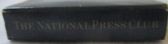 VINTAGE THE NATIONAL PRESS CLUB WASHINGTON DC WHITE BACK STRIKE MATCHBOOK – NEW
