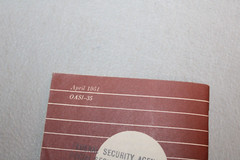 Vintage 1951 Your New Social Security Guidebook Benefits Explanation Booklet