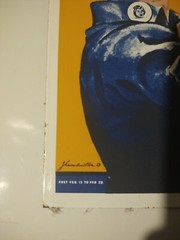 WE CAN DO IT! Rosie the Riveter Metal Poster Sign Ande Rooney 9.5″ X 7.5″