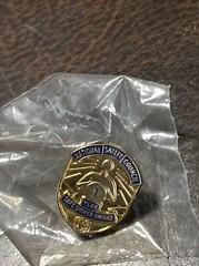 Vintage US Post Office Postal Employee Pinback Pin 1 Year Safety Award