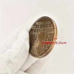 Morse Code Translator Challenge Coin Collectable Survival Radio Enthusiast 1-pc