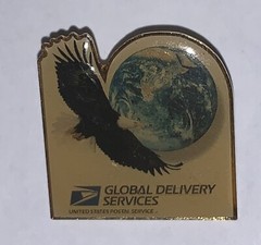 USPS Global Delivery Services Pin Eagle US Postal Service