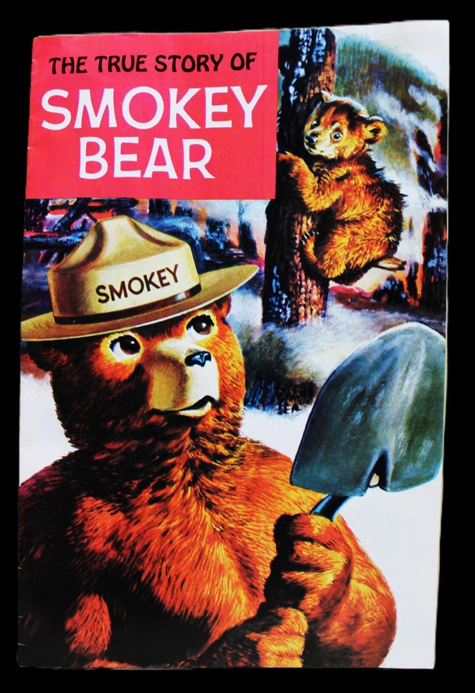 THE TRUE STORY OF SMOKEY THE BEAR COMIC BOOKLET BROCHURE 1969 VINTAGE