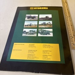 VTG A/S Hydrema 910 MCV Mine Clearing Vehicle Military Folder Brochure