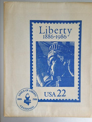 Statue of Liberty Centennial NY Times Advertising Insert + Vellum Envelope RARE