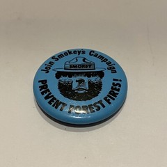 JOIN SMOKEY BEAR SMOKEYS CAMPAIGN PREVENT FOREST FIRES PARK SERVICE PINK PIN