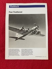 Vintage 1997 USAF Print Ad Boeing Modified B-17 Magazine Article Pg
