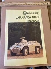 Vintage Engesa Jararaca EE-3 Scout Car Brazilian Military Vehicle Brochure