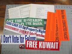 vtg 1960s – 90s protest punk Zines stickers newspapers archive of 99 pcs