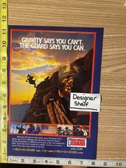 Army National Guard Gravity Says You Can’t Paper Print Advertisement