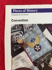 Vintage 1997 USAF Print Ad AFA Convention Program Photos Magazine Article Pg